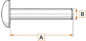 Technische Zeichnung Skate Achse