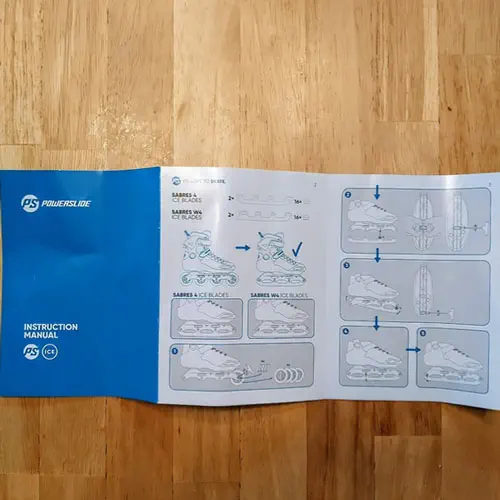 Powerslide Sabres Eiskufen Bedienungsanleitung