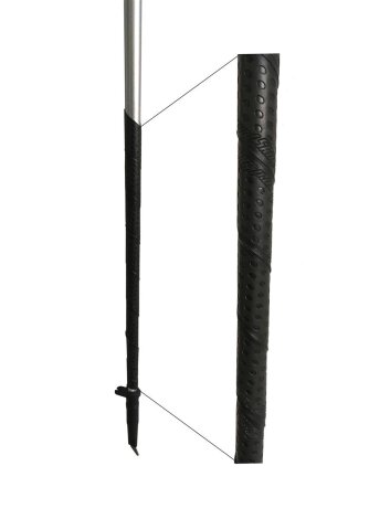 Lizard pole saver for nordic skating poles