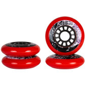 Powerslide Inliner Rolle Hurricane 80mm/85a Rot (4er-Pack)