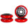 Powerslide Inline Skate Wheels Hurricane 80mm/85a Red (4-pack)