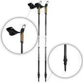 Powerslide Nordic Skating Carbon Poles (130-170cm)