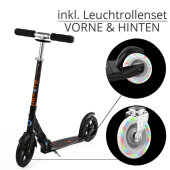 Micro Scooter Black incl. LED-Wheels