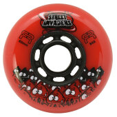 FR Inline Skate Wheel Street Invaders red