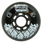 FR Inline Skate Wheel Street Invaders Black 76mm