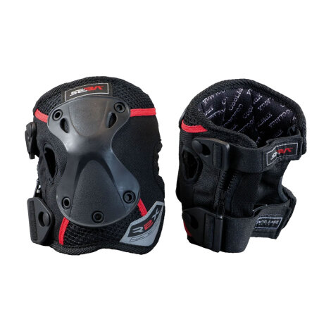 SEBA Inline Skate Protective Knee Pad with Zipper black
