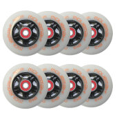 Inlineskate Wheel and Bearing Kit for K2 Skates VO2/Moto...