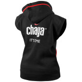 CHAYA Sleeveless Hoodie (Zip Vest) black