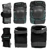 Powerslide Inline Skate Protective Gear Pack Standard Women (black/turquoise)