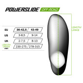 Powerslide Nordic-Skates XC Skeleton Trinity (schwarz/braun)