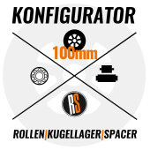 Inlineskate Wheel-Set Configurator 100mm