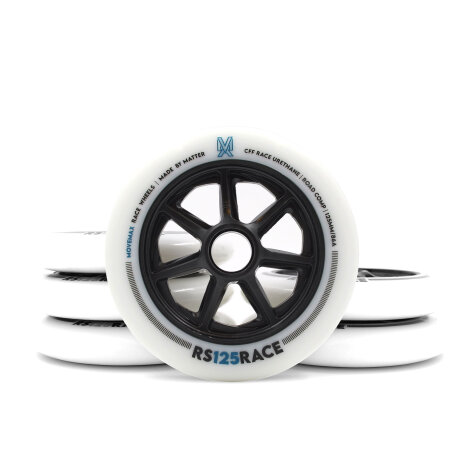 RS-Race Inline Skate Wheel made by Matter 125mm F1 - Set of 6 incl. wheel bag
