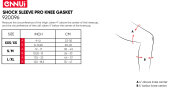 Ennui Skate Knieschützer Shock Sleeve Pro (schwarz)