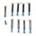 Rollerblade Wheel Axles Zetra (9pcs)