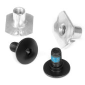 Powerslide Next Cuff Screws (black, 2-pack)