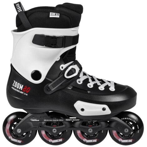 Powerslide Inlineskates One Zoom 80 (Schwarz/Weiß)