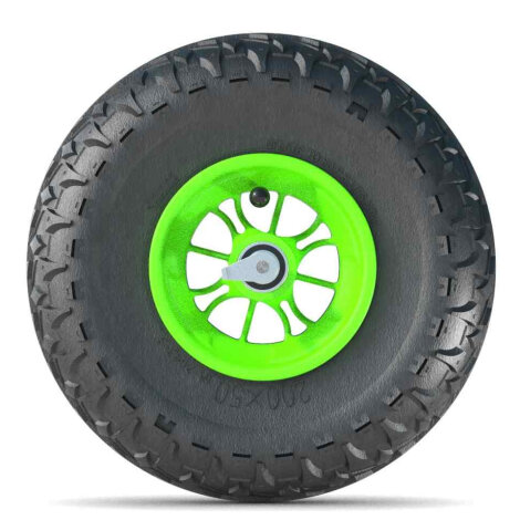 Skike spare wheel Major Grip 200mm (green) - reverse lock