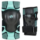 Powerslide Skate Protection Dual Pack Onesie black/turquoise
