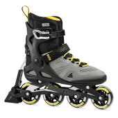 Rollerblade Inlineskates Macroblade 80 ABT (Silver/Neon...