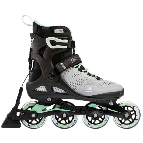 Rollerblade Inlineskates Macroblade 80 ABT W (Glacier Grey/Neo Mint)