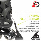 Rollerblade Inlineskates Macroblade 80 ABT W (Glacier Grey/Neo Mint)