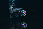 Powerslide Inline Skate LED-Wheel Fothon Graphix 125mm white