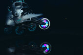 Powerslide Inline Skate LED-Wheel Fothon Graphix 125mm white