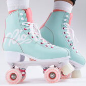 Rio Roller Rollschuhe Script türkis/koralle