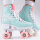 Rio Roller Rollschuhe Script türkis/koralle