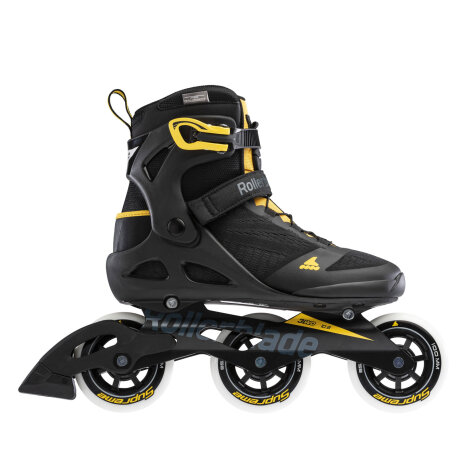 Rollerblade Inline Skates Macroblade 100 3WD (Black/Safran Yellow)