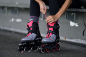 Rollerblade Inlineskates Macroblade 90 W (grau/rosa)