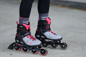 Rollerblade Inlineskates Macroblade 90 W (grau/rosa)