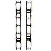 Powerslide Racing Frame 3X4 3x110/1x100 (Black/Gold)