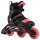 K2 Inlineskates Trio LT 100 W (Schwarz/Rot)