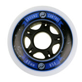 GROUND CONTROL Inline Skate Rolle 80mm/85a weiss (4er-Pack)