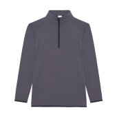 JUST COOL Sport Shirt 1/2 Zip Charcoal/Schwarz