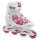 Roces Youth Skates Compy 9.0 Girl (White/Pink/Violet)