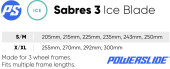 Powerslide Iceblades Sabres 3 (silver)