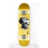 Smile The Coin Skateboard Complete 7.75" black/gold