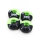 Steadfast Skateboard wheel 50-50 | Black-Green 100A (Set of 4)