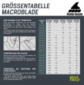 Rollerblade Inlineskates Macroblade 90 Orion Blau, Orange - refurbished -