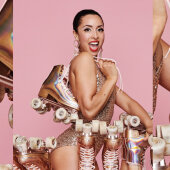 Impala Quad Roller Skates (Marawa Rose Gold)