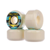 Powell-Peralta Skateboard Rolle Park Ripper PF 56mm/84b/104a weiss türkis (4er Set)
