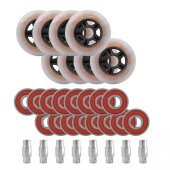 Wheel set for K2 Skates with 84mm wheels