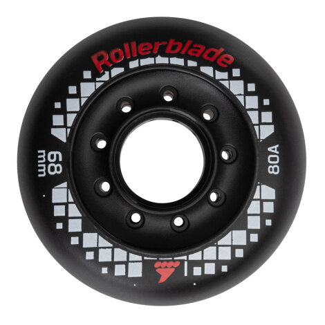 Rollerblade Rollen Apex 68mm Schwarz (4er-Pack)