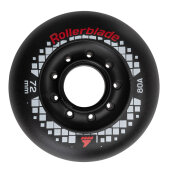 Rollerblade WHEELS 72/80A APEX (4PCS) BLACK