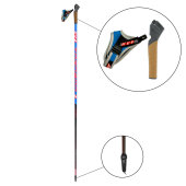 KV+ Nordic Skating Pole Tornado Plus QCD Carbon