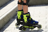 Rollerblade Kids Skates Microblade 3WD Blue Royal/Lime