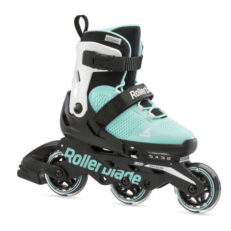 Rollerblade Kinderskate Microblade 3WD (Aqua/Weiß)