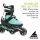 Rollerblade Kinderskate Microblade 3WD (Aqua/Weiß)